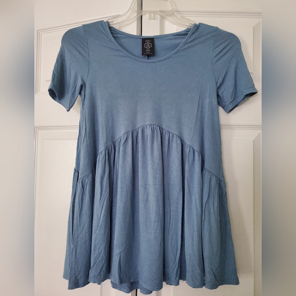 Agnes & Dora XXS Blue Swing Shirt